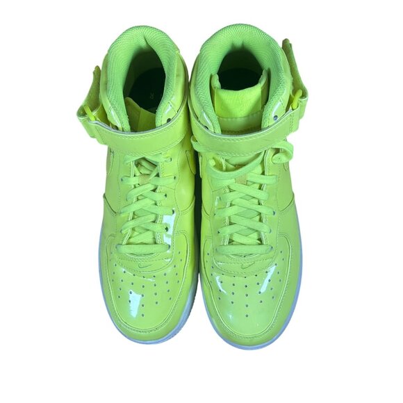 Nike Air Force 1 Midtop UV 'Volt' Sneakers Men's Size 8 in Green - - Picture 2 of 9